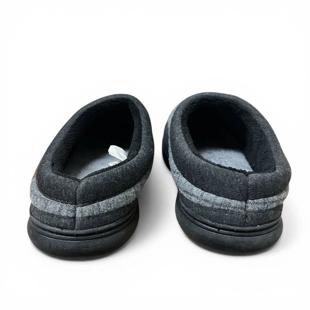 Dearfoams Cozy Comfort Men’s Lounge Clog Slipper Gray Size 9-10 Casual Everyday